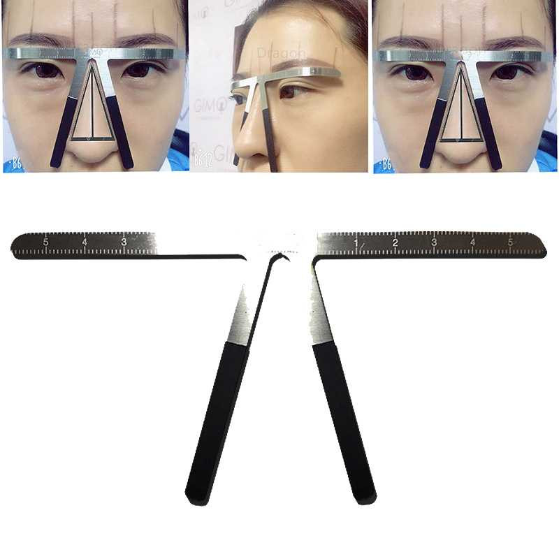 Penggaris Alis | Alat Bantu Membuat Alis | Eyebrow Balance Ruler Measure Shapping Tool