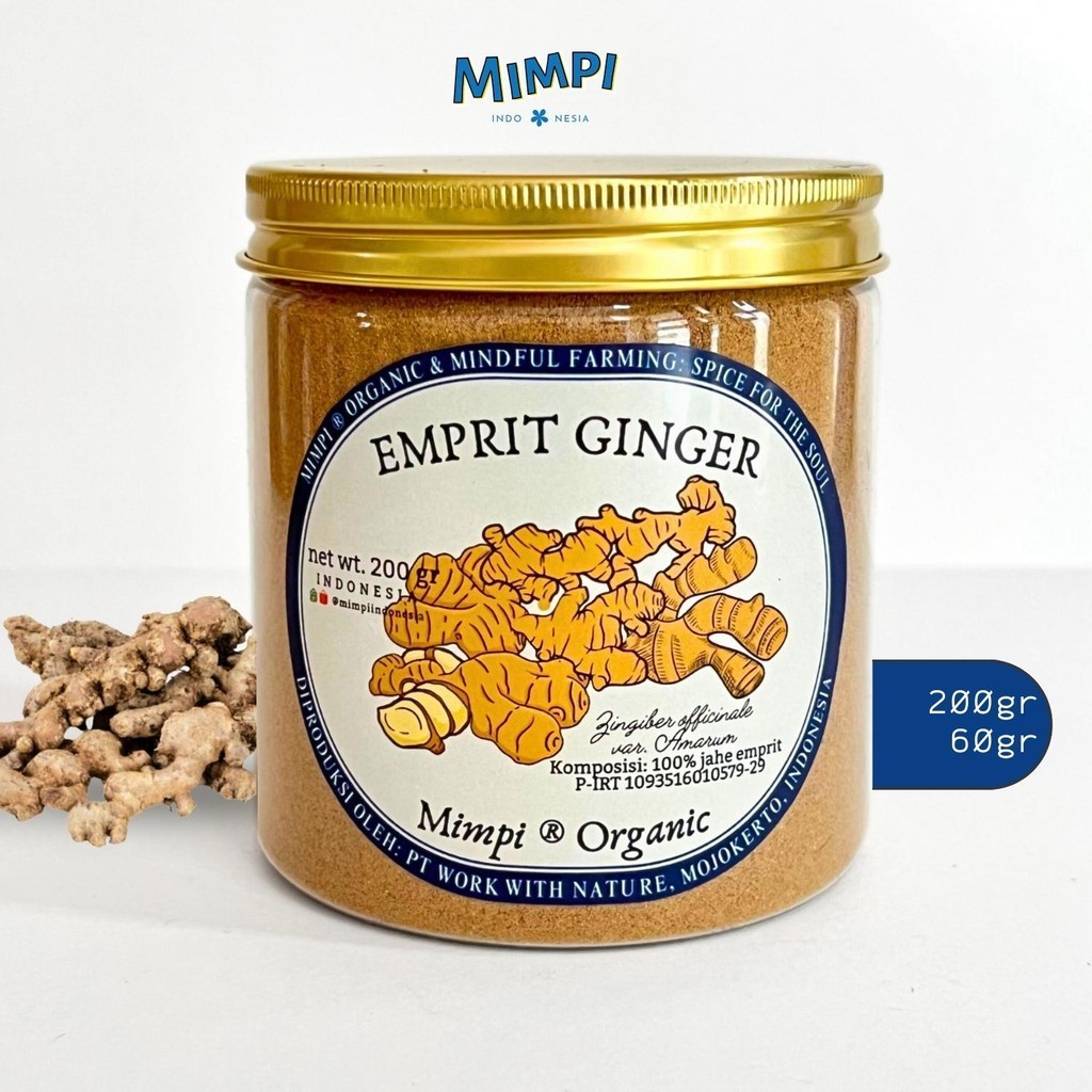 

EMPRIT GINGER 100% Jahe Amprit Powder (Bebas Gula) - Mimpi Organic Food Indonesia