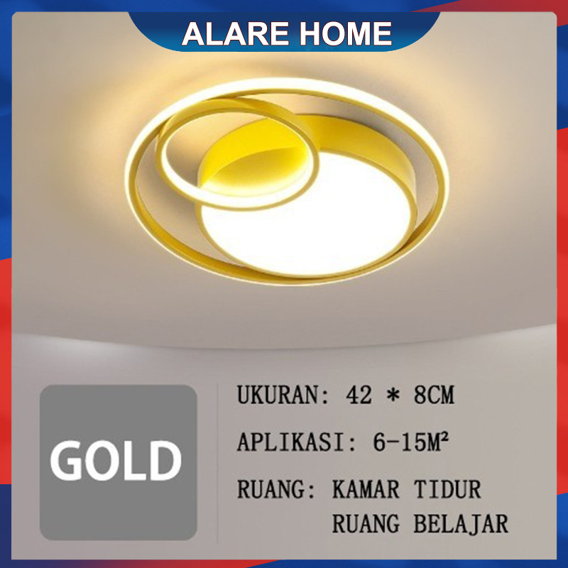 48W lampu gantung Minimalis LED Lampu Plafon lampu gantungMinimalis Tempat Lampu Plafon Ceiling Lamp