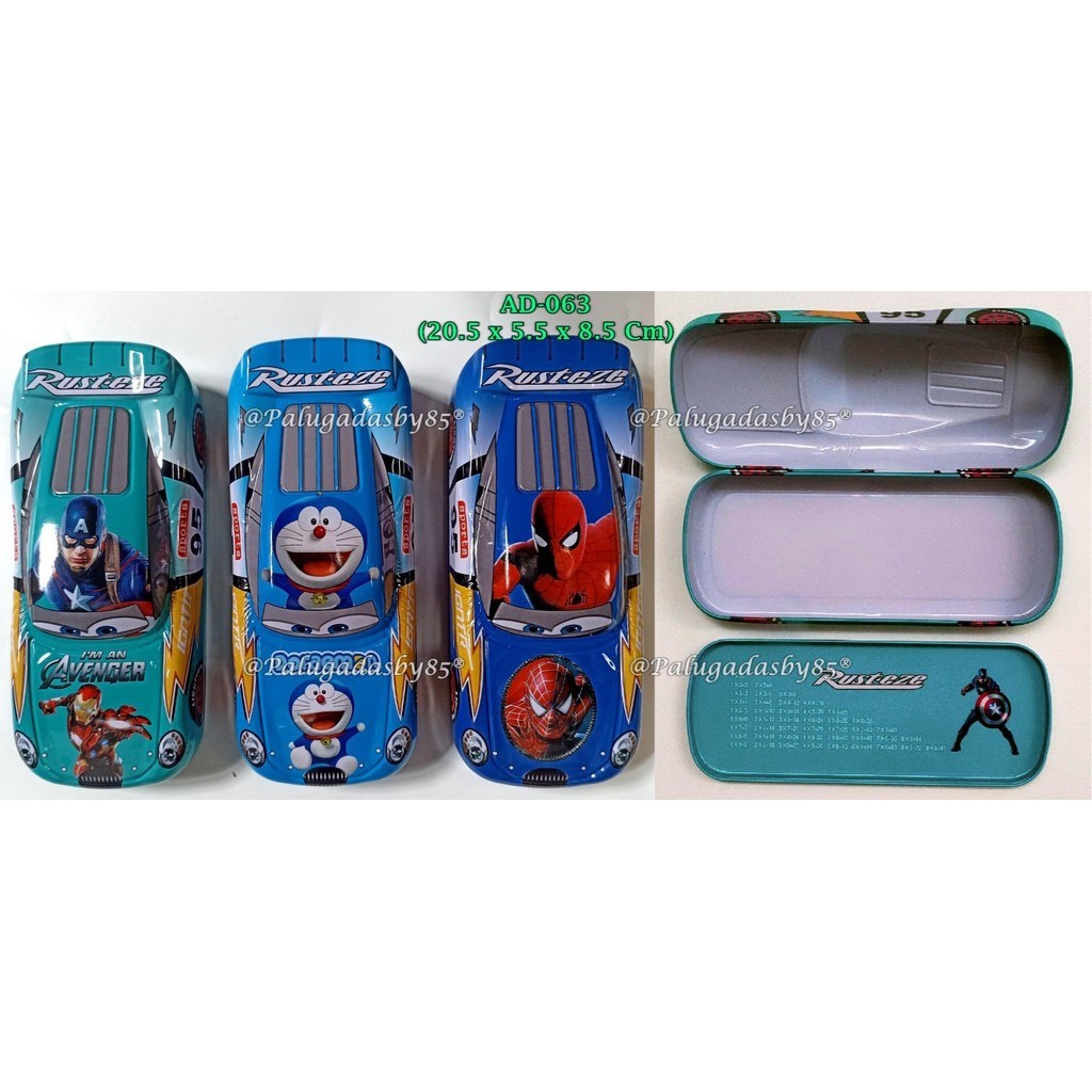 

(1 Biji) Kotak Pensil Kaleng Mobil AD063 2 Susun 20.5*5.5*8.5 Cm / Tempat Pensil Kaleng GXIMP AD-063