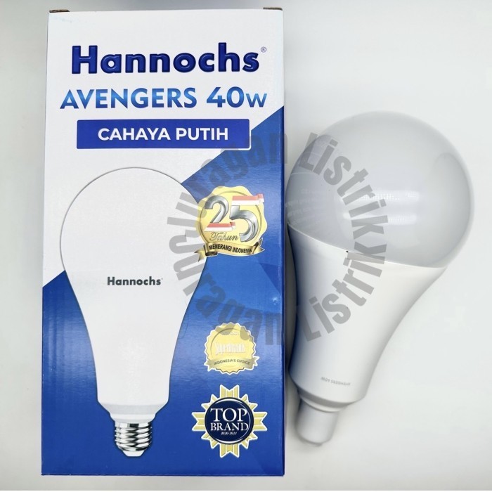 BULB 40W 40 W 40WATT 40 WATT AVENGERS HANNOCHS - Putih