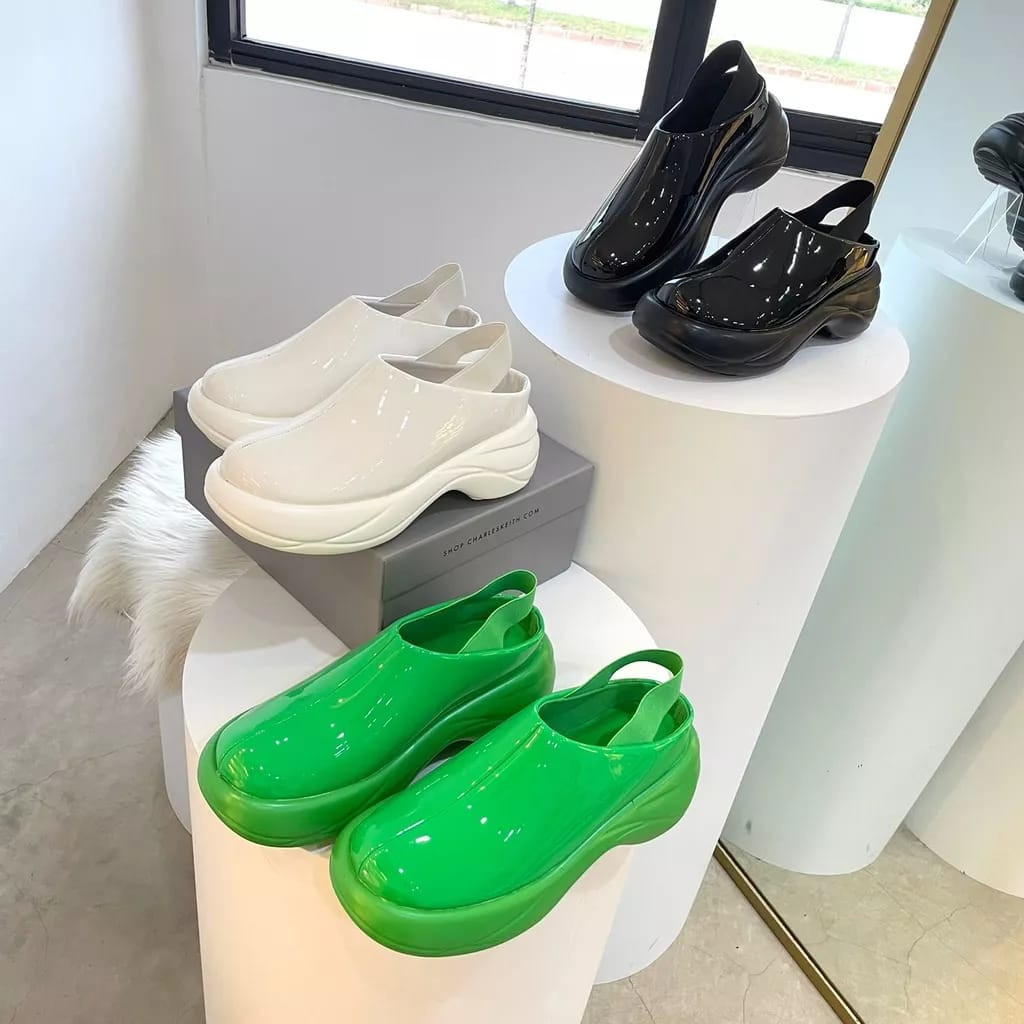 CK Rooney Wedges Shoes Wanita 60177-1 - 6cm