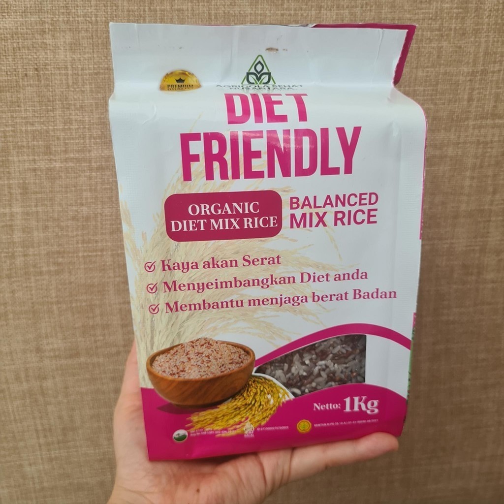 

Agricola Beras Diet Organic 1 KG ( Mix Rice Beras Putih & Merah )