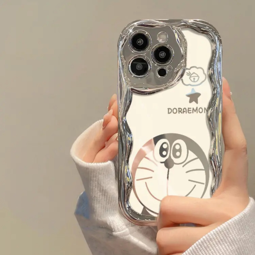 SOFT 3DCASE DORAEMON IPHONE- Case HP iPhone 11 13 XR 12 14 15 PRO Plus +11 12 13 14 15 PRO MAX X XS 