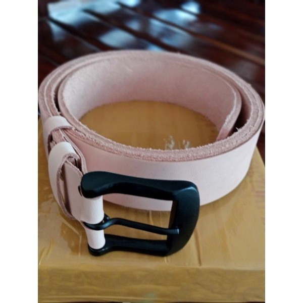 Sabuk Ikat Pinggang Pria Kulit Asli Vegtan Selapis