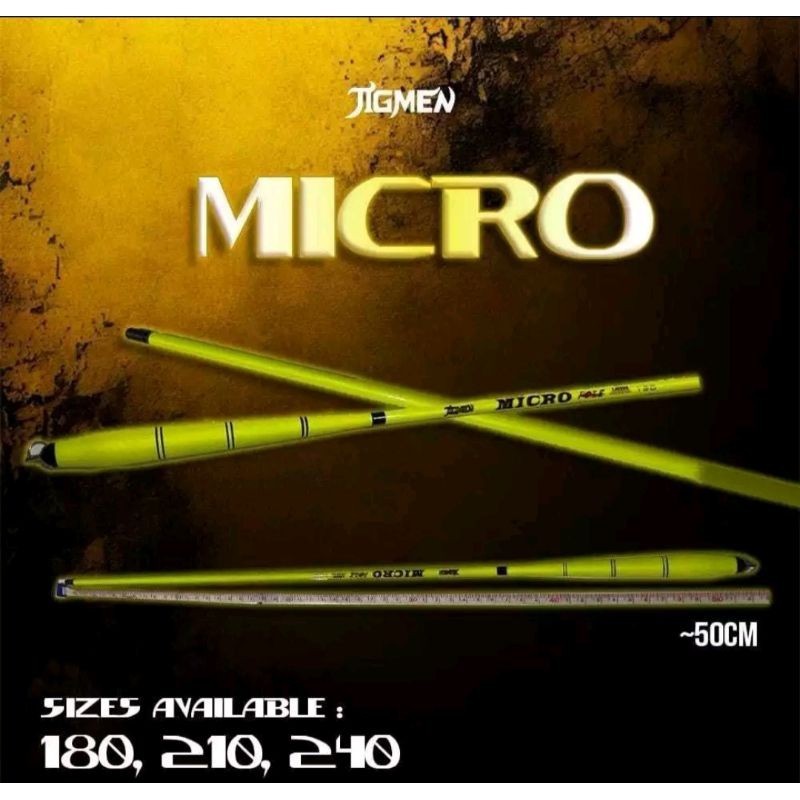 Pole Carbon Jigmen Micro 180 210 - Tegek Jigmen Micro