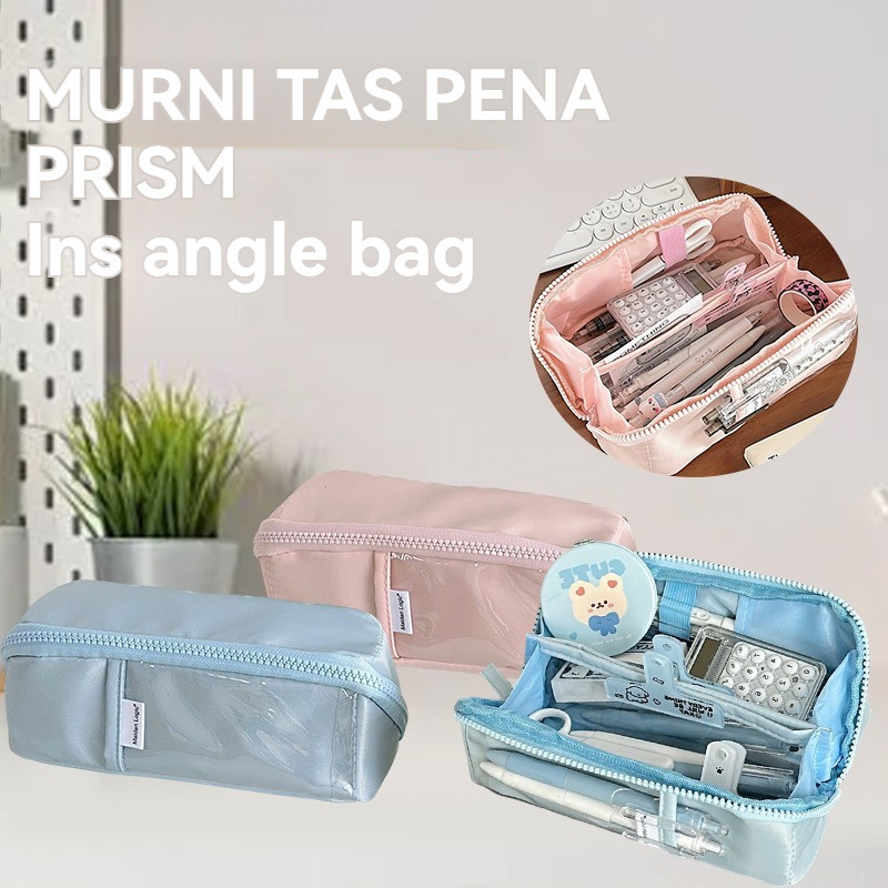 

Tas Pensil Warna Solid Pvc Transparan Di Dalam Tas Pensil Penyimpanan Alat Tulis Sederhana Berkapasitas Besar Sisw