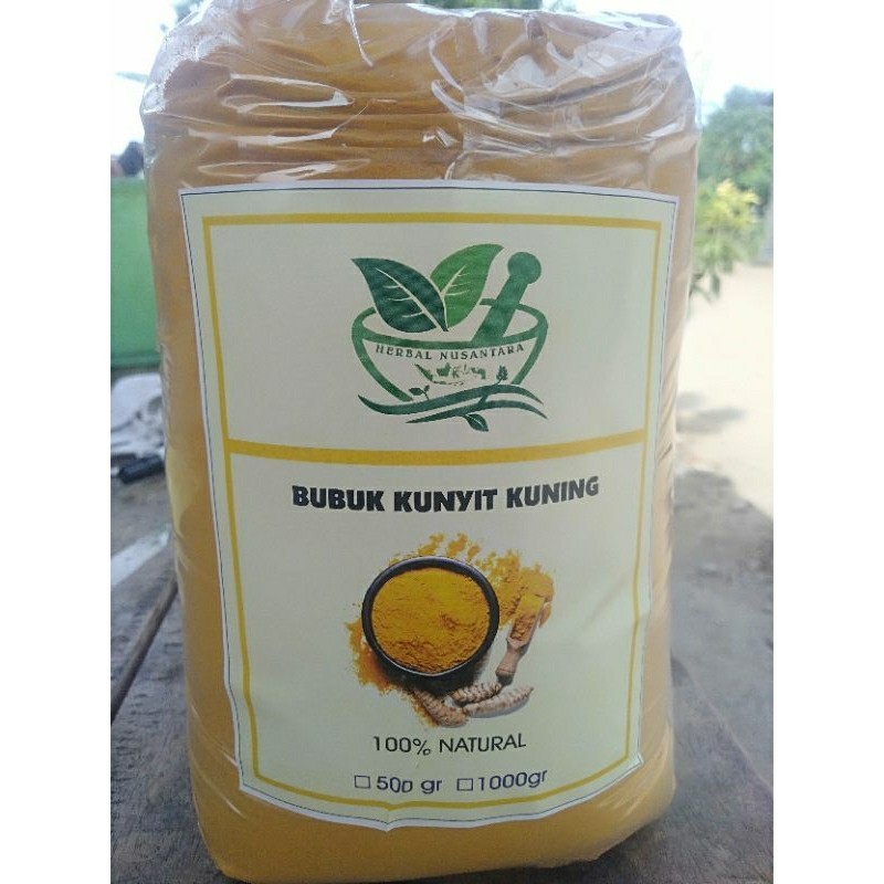 

Bubuk kunyit kuning asli murni alami bumbu dapur herbal nusantara 1kg