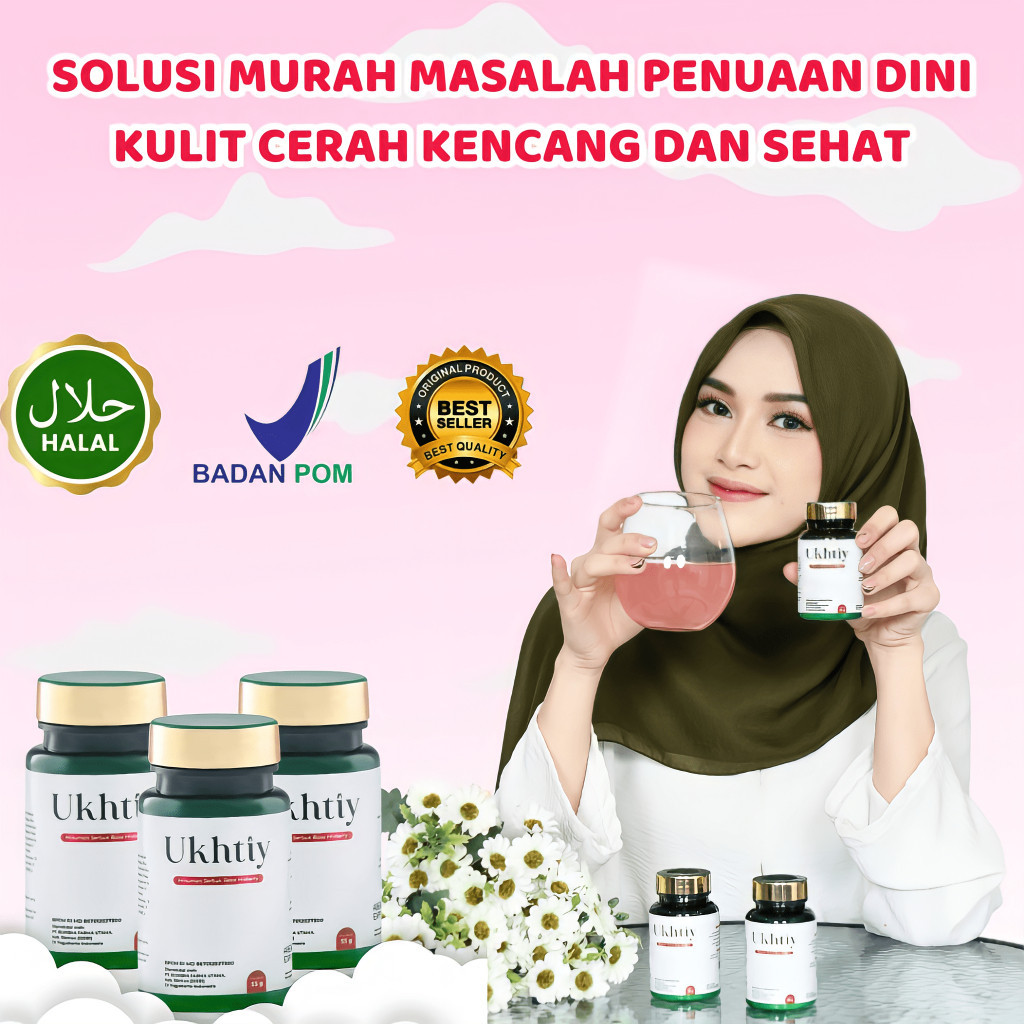 Ukhtiy Collagen Drink - Kolagen Drink BPOM Halal - Ukhtiy