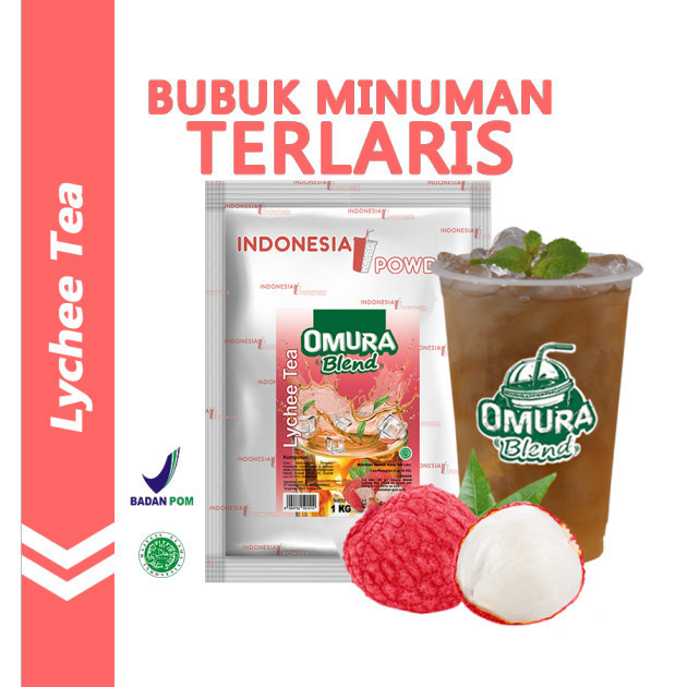 

[Terbaru] Bubuk Minuman Rasa Lychee Tea/Teh Leci 1 KG Omura Blend