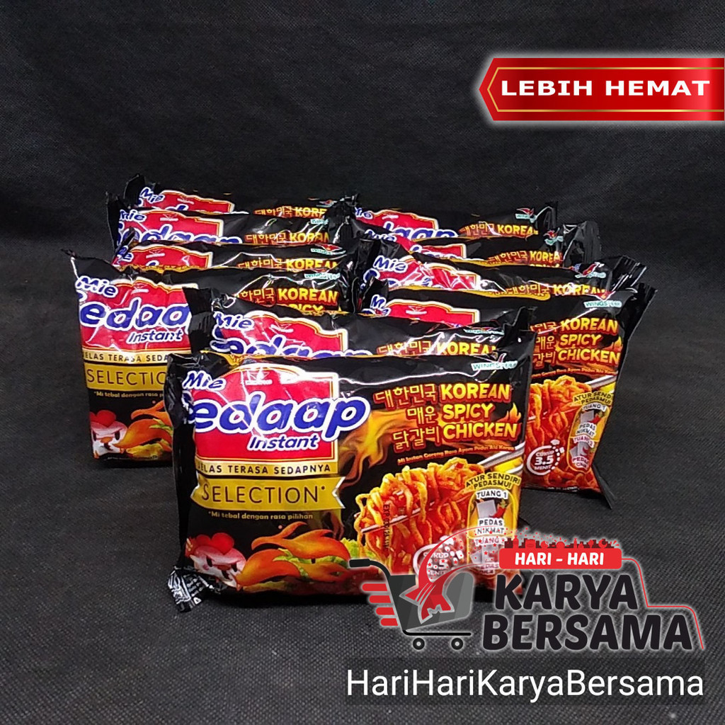 

MIE SEDAAP INSTAN KOREAN GORENG SPICY CHICKEN PACK 10'S X 87GR