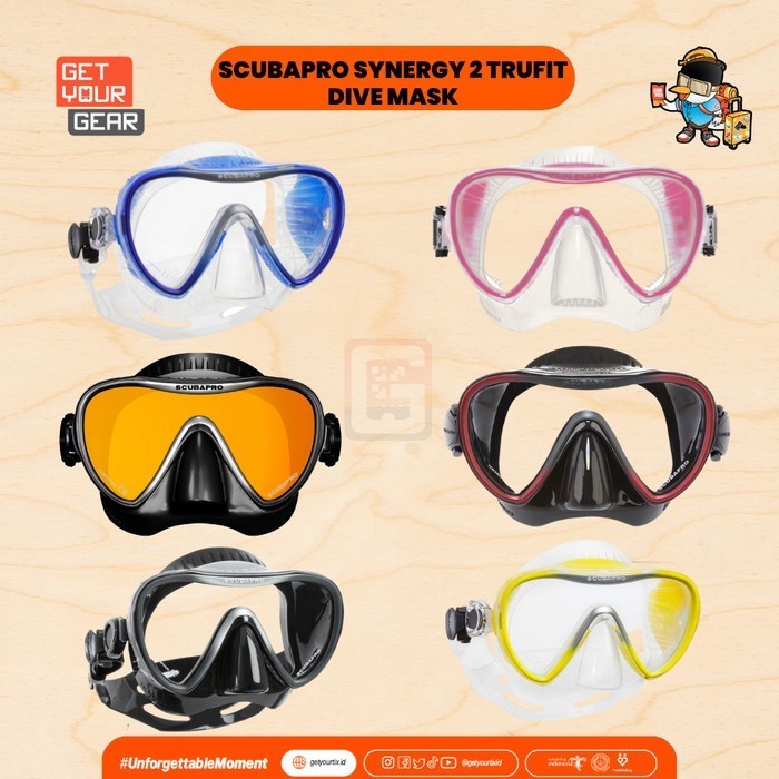 Scubapro Synergy 2 Trufit Mask Scuba Diving - Masker Selam