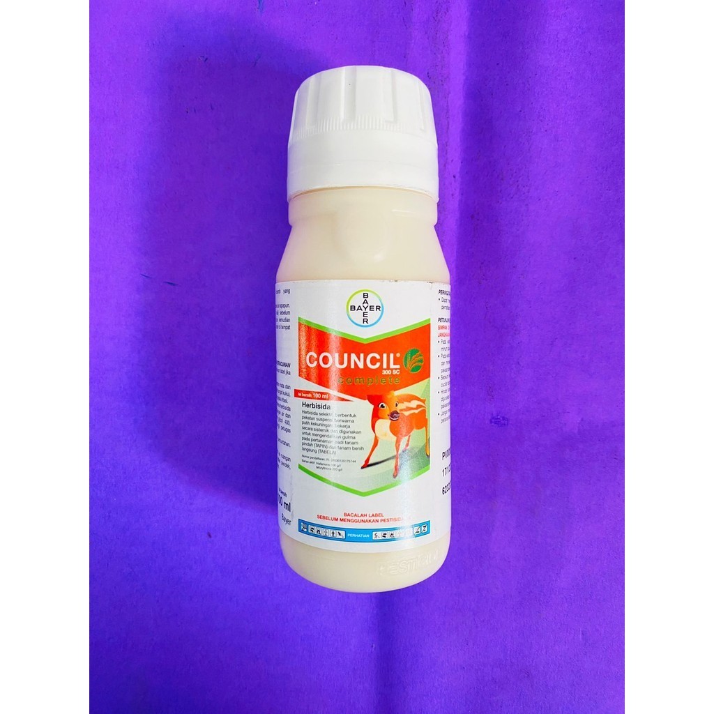 Herbisida UNTUK Padi pra tumbuh COUNCIL COMPLETE 100 ml Dr BAYER