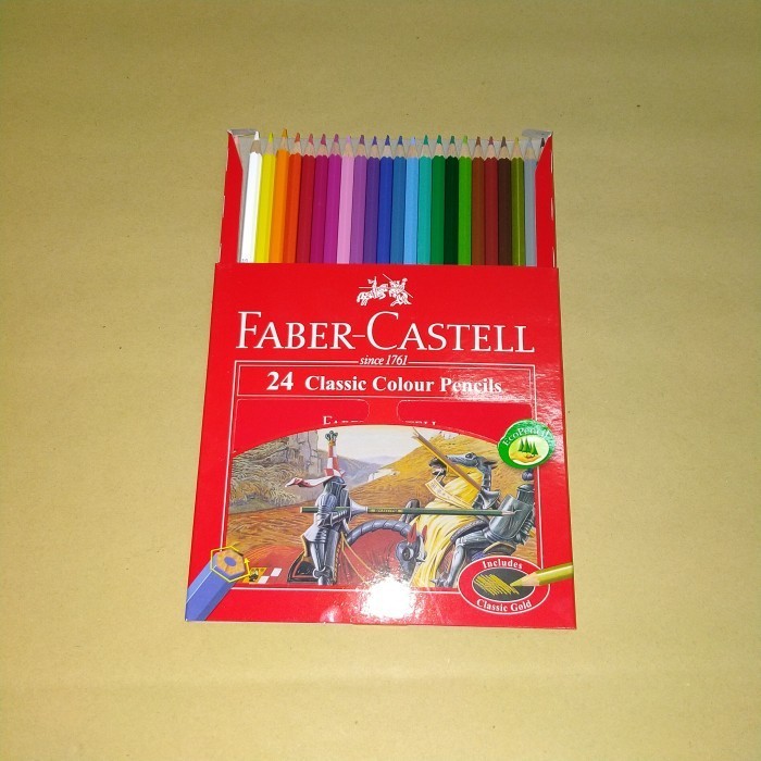 

✨LARIS✨ -Pensil Warna Faber-Castell 24 warna Classic Colour