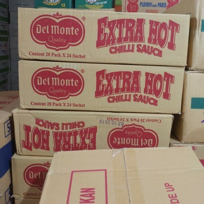 

Roux Delmonte Sauce/ Saos/ Saus Sambal/Sambel Delmonte 1dus/Karton Sachet