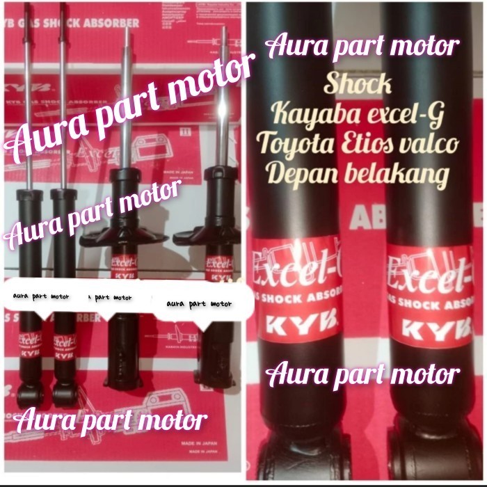 shockbreaker Etios Valco depan belakang merk kayaba Excel-G Japan