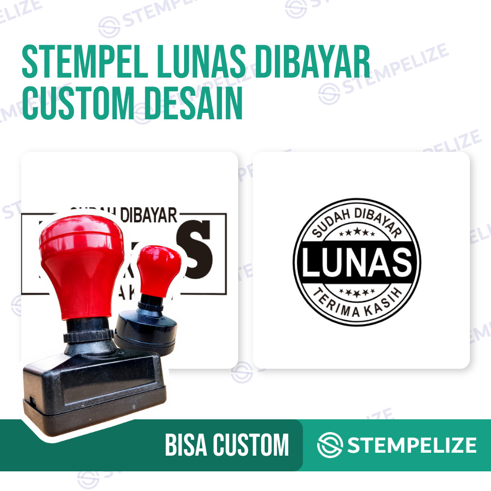 

Stempel Lunas Dibayar Custom Desain
