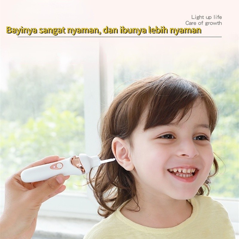 Pembersih Telinga Isi Ulang Elektrik Ear Pick Alat Pembersih Telinga Elektrik Visual Artefak Pemetik