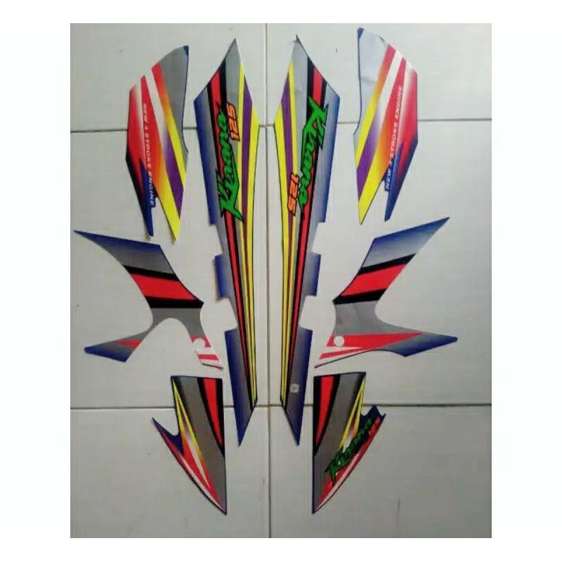 STRIPPING HONDA KIRANA 2004/2005 WARNA BIRU SILVER BODY BIRU KUALITAS BAGUS