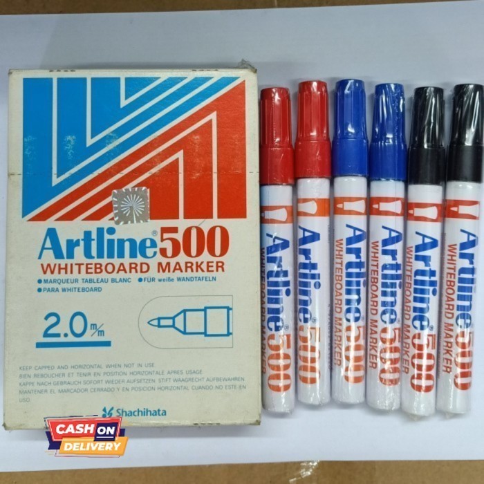 

✨LARIS✨ -SPIDOL WHITE BOARD ARTLINE 500 PER LSN - Hitam