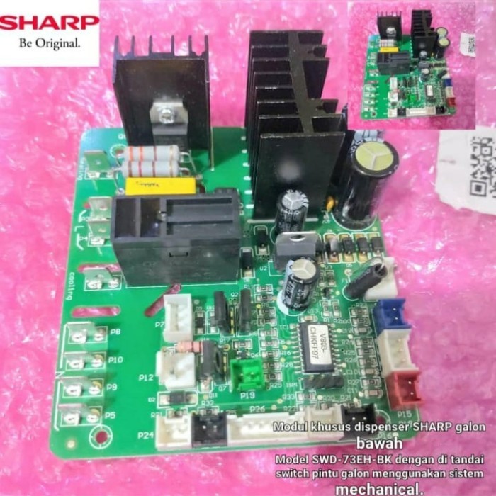 MF99 Modul PCB Dispenser Sharp Galon Bawah Model SWD-70EHL-SL Original