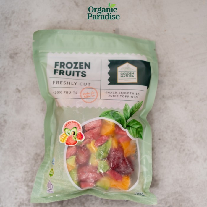 

Golden Natura Mixed Paradise Frozen Fruits 450 gram