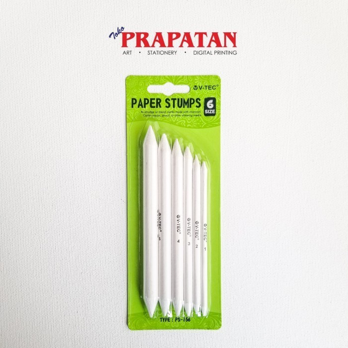 

New Promo~ berkahh_mall Paper stump / Dusel / Tortilon / Paper Pencil V-TEC (set 6 pcs)