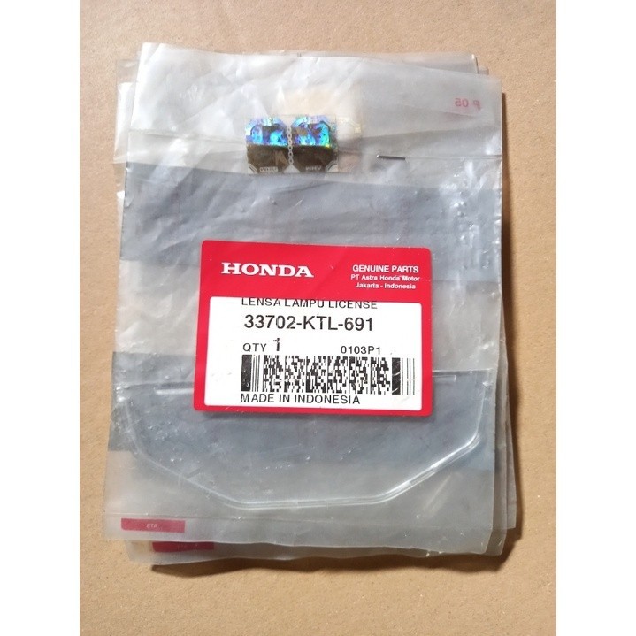 - LENS LICENSE LIGHT SUPRA FIT NEW KARBU 33702KTL691 Ori AHM