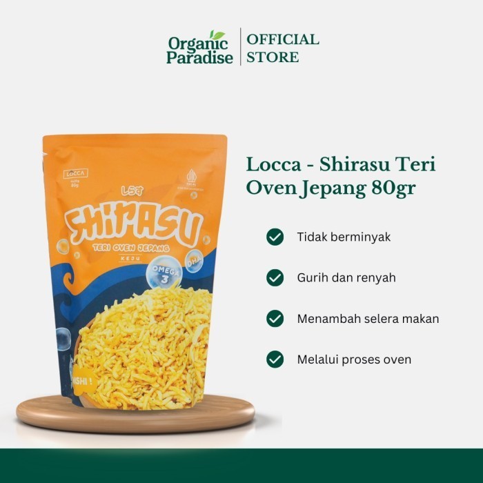 

Teri Jepang Shirasu keju 80 gr Locca