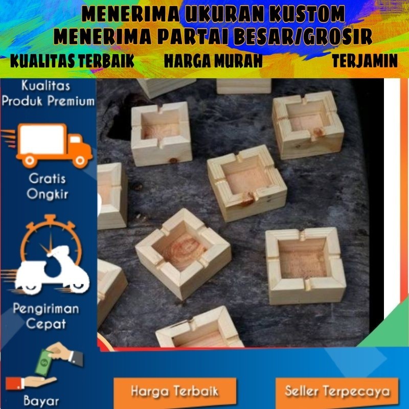Tempat Rokok Kayu Murah