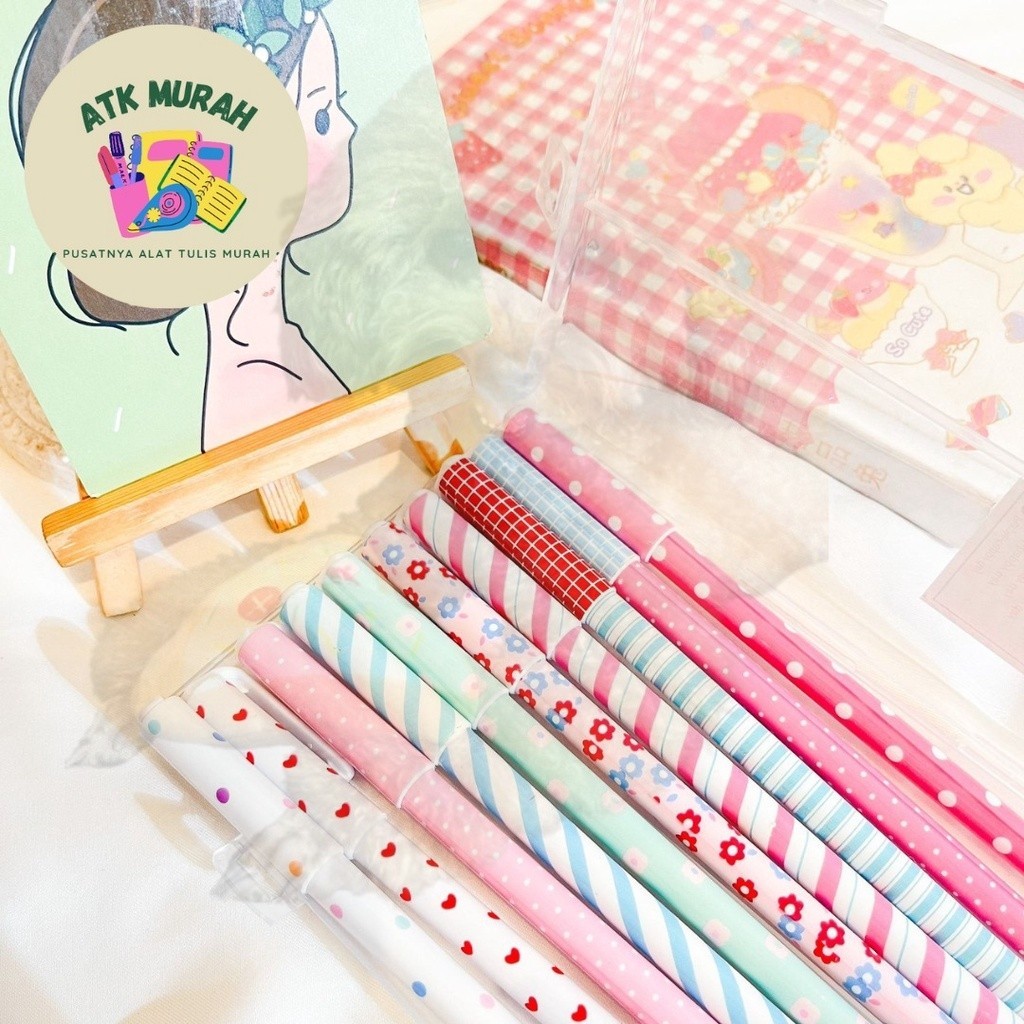

Pulpen 1 set pulpen warna warni 1set box Pulpen warna BOLPOINT KARAKTER alat tulis Pena pen spidol warna