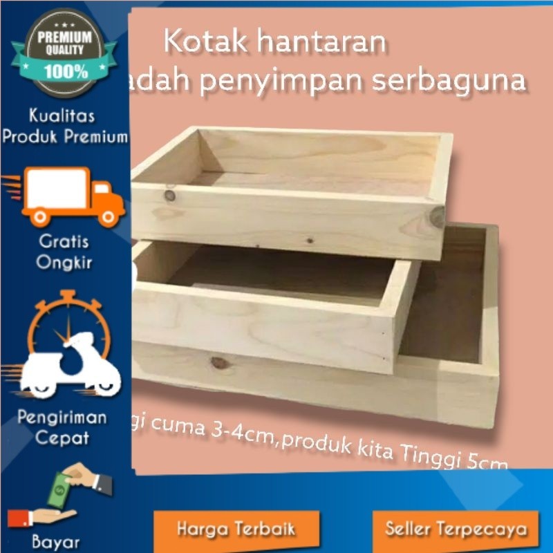 Kotak hantaran seserahan kayu box seserahan lamaran tray nampan baki wadah tempat penyimpanan serbag