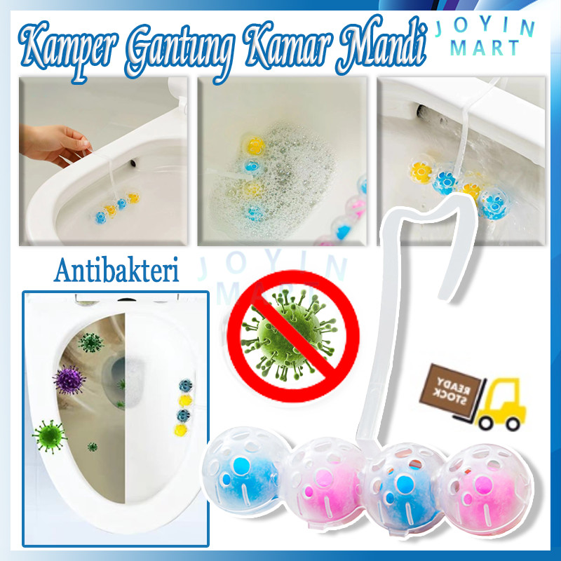 Kamper Gantung Kamar Mandi/Kamper Toilet Bulat Gantung/Tablet Pembersih Penyegar/Kamper Bola WC Toil