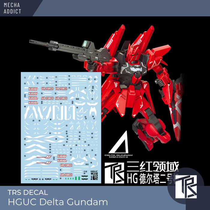 Water Slide Decal HG MSN-001-2 Delta Gundam II Ver.GFT By TRS