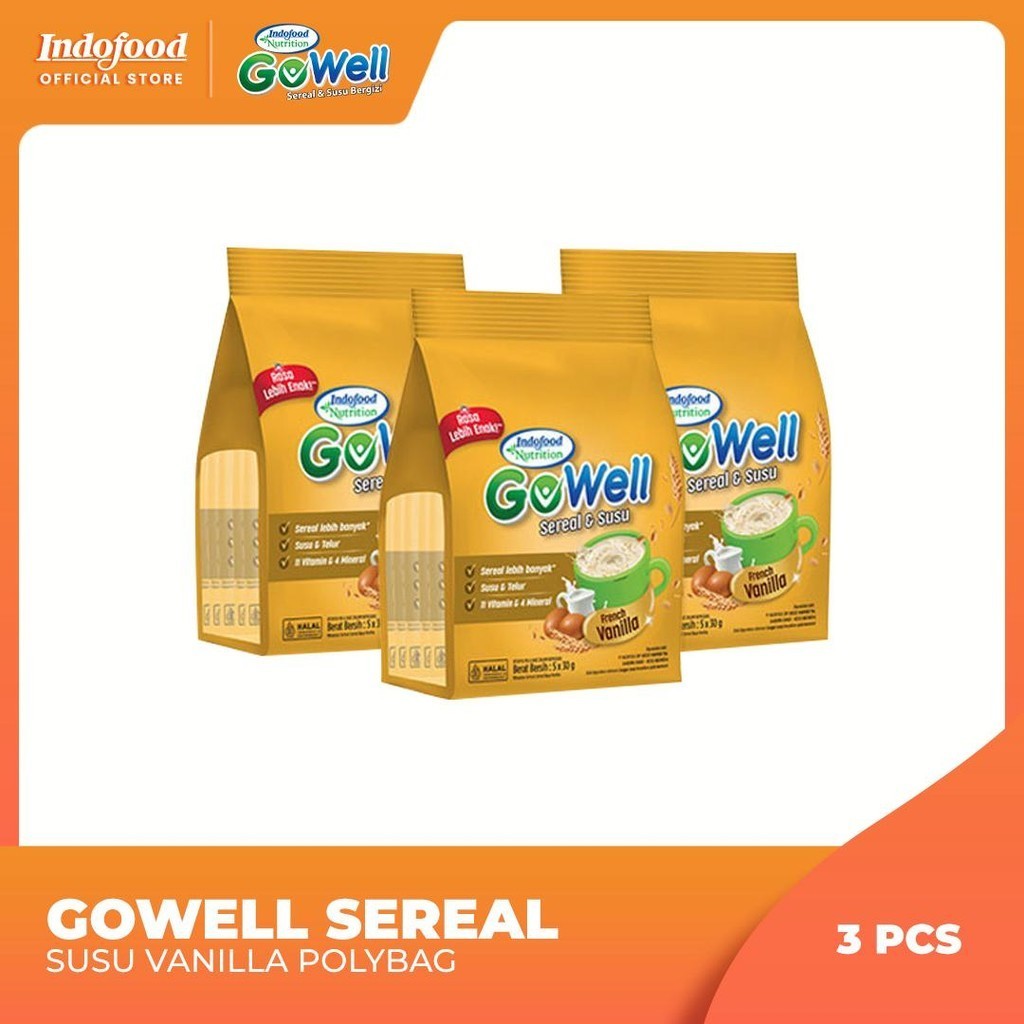 

Gowell Sereal Susu Vanilla POLYBAG x3