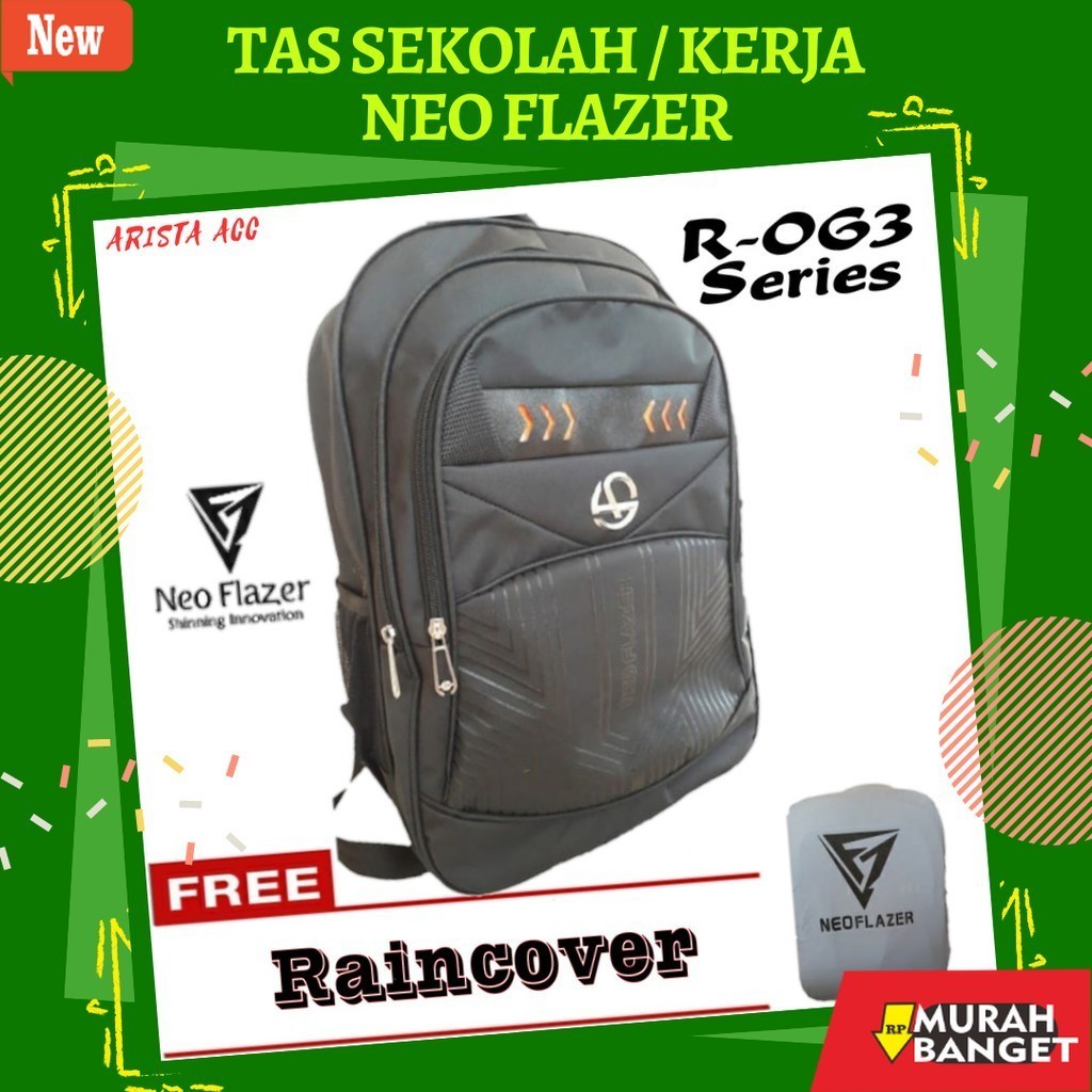 tas ransel wanita shopee Neo Flazer R-063 TasPria Punggung wanita TasRansel Laptop tasgendong sekola