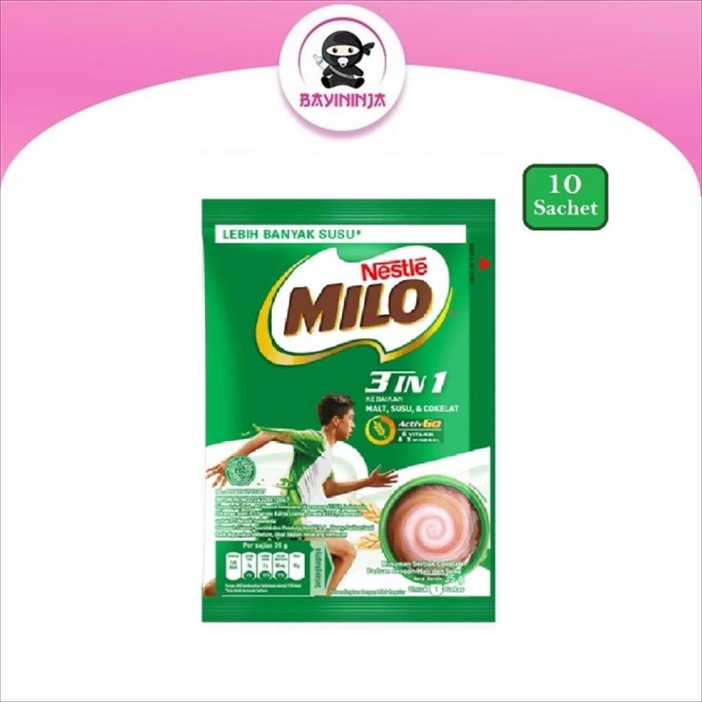 

MILO 3 in 1 Sachet 10 x 35 g