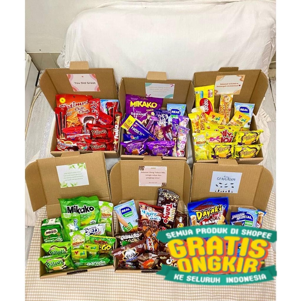 

Box gift box snack mini gift mini snack hadiah snack TERMURAH/ ZUMA AEROBIK LANTAI
