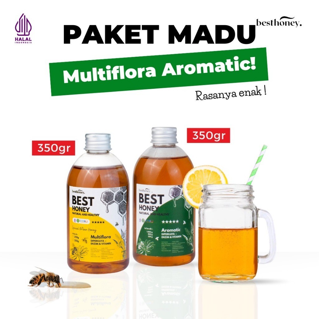 

Paket Bundling Madu Asli Multiflora Aromatic Original 1kg