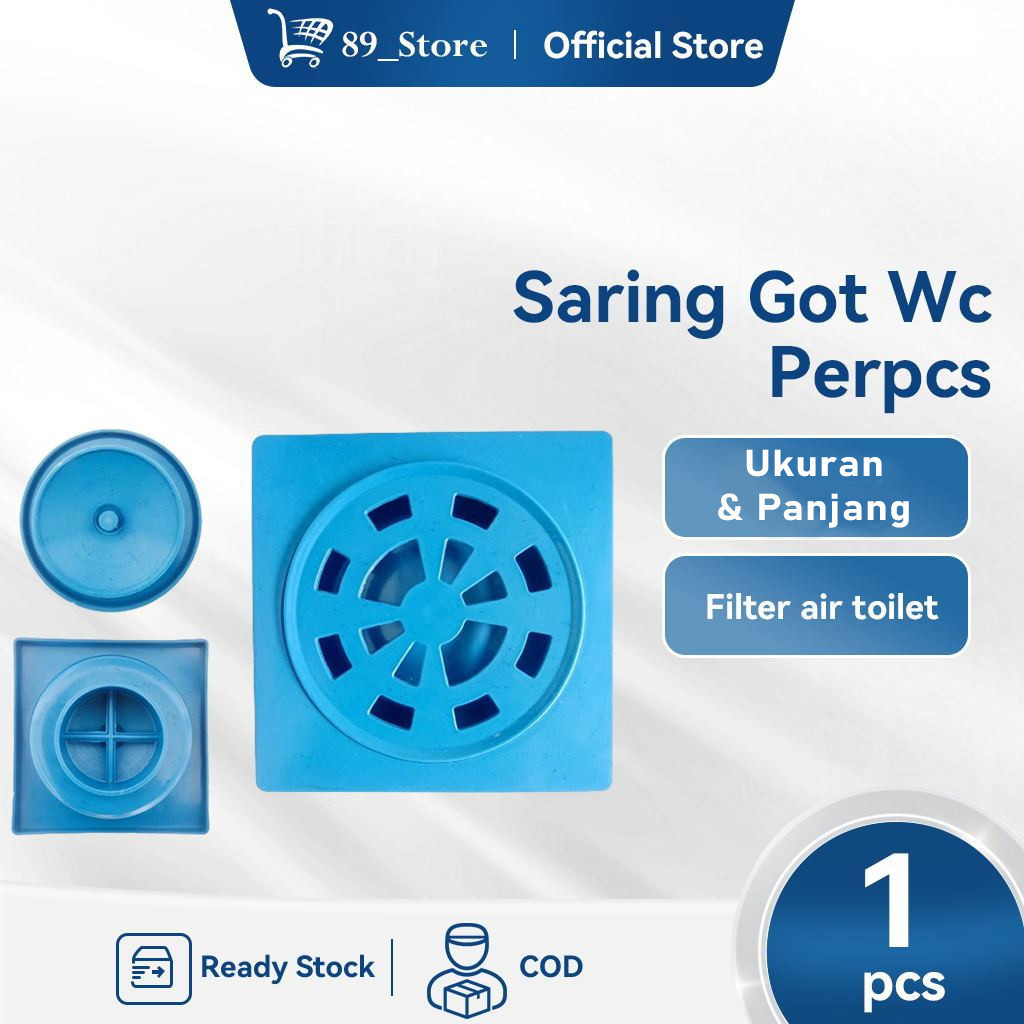 SARINGAN AIR WC LANTAI KAMAR MANDI BIRU / PENYARING LANTAI KAMAR MANDI WC TOILET MANDI
