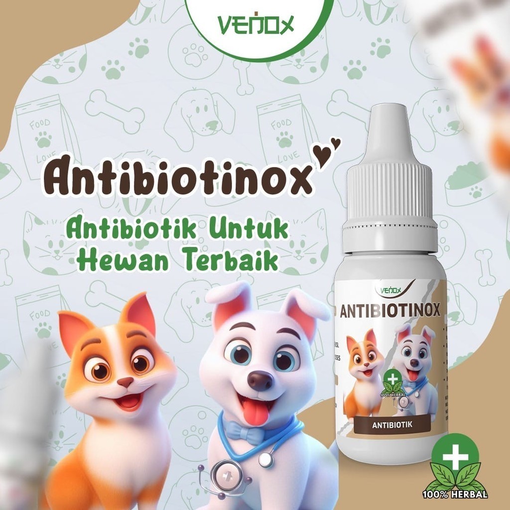 Antibiotinox Obat Antibiotik Kucing Anjing Virus Infeksi Bakteri