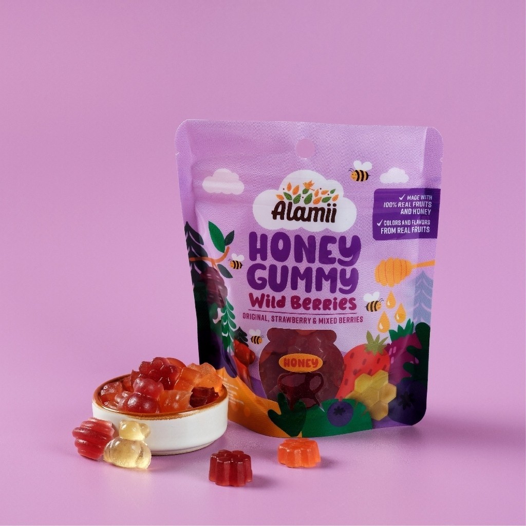 

Alamii - Honey Gummy - Wild Berries / Tropical Rush - Permen Jelly - 40gr - Less Sugar