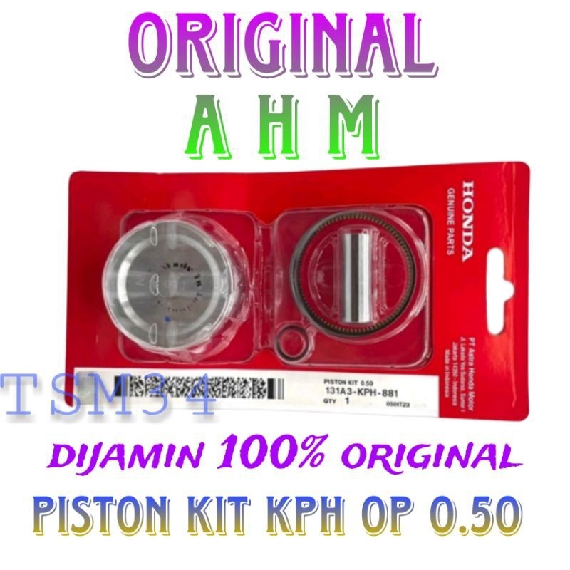 original AHM piston kit karisma op 50 seher kit kharisma karisma x karisma d Supra x125 Kirana origi