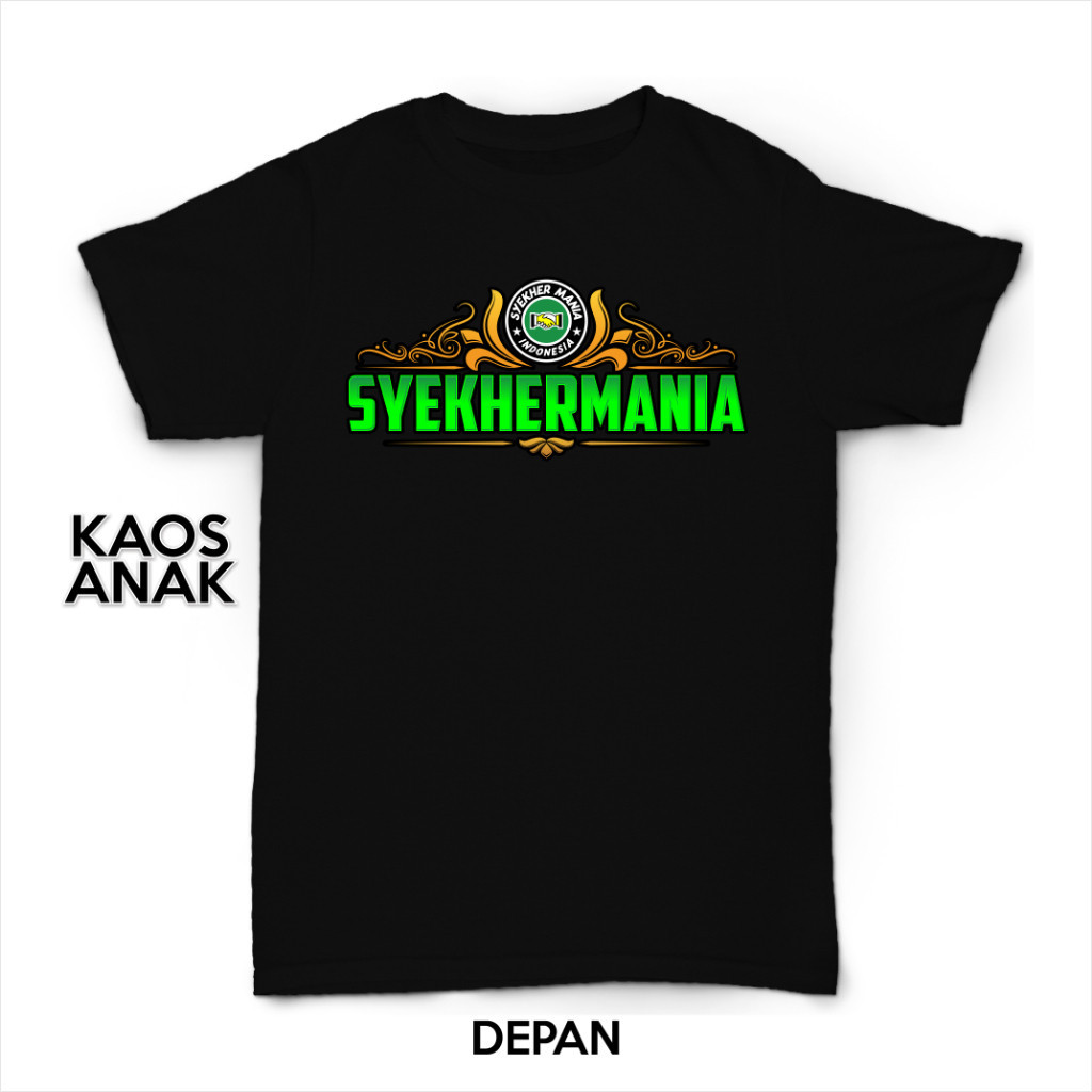 KAOS DISTRO SHOLAWAT - KAOS SYEKHERMANIA ANAK HABIB SYECH PECINTA SHOLAWAT - ✅
