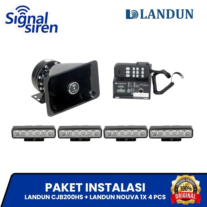 PAKET INSTALASI LANDUN CJB200HS + LANDUN NOUVA 1X 4 PCS - Pasang di Toko