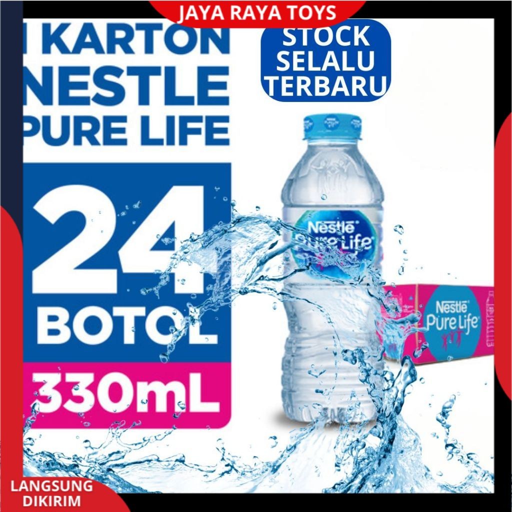 

PROMO Air Mineral NESTLE PURE LIFE 330 ML Isi 24 Botol PER DUS PER KARTON