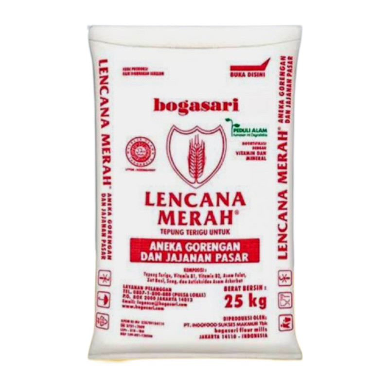 

Lencana Merah Tepung Terigu Repack 1kg