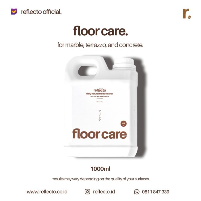 AU floor care | pembersih lantai marmer, terrazzo, dan batu alam 1L
