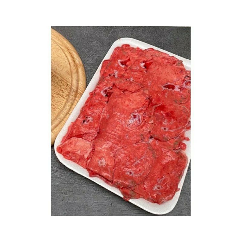 

Daging Paru Sapi Slice Import 250gr