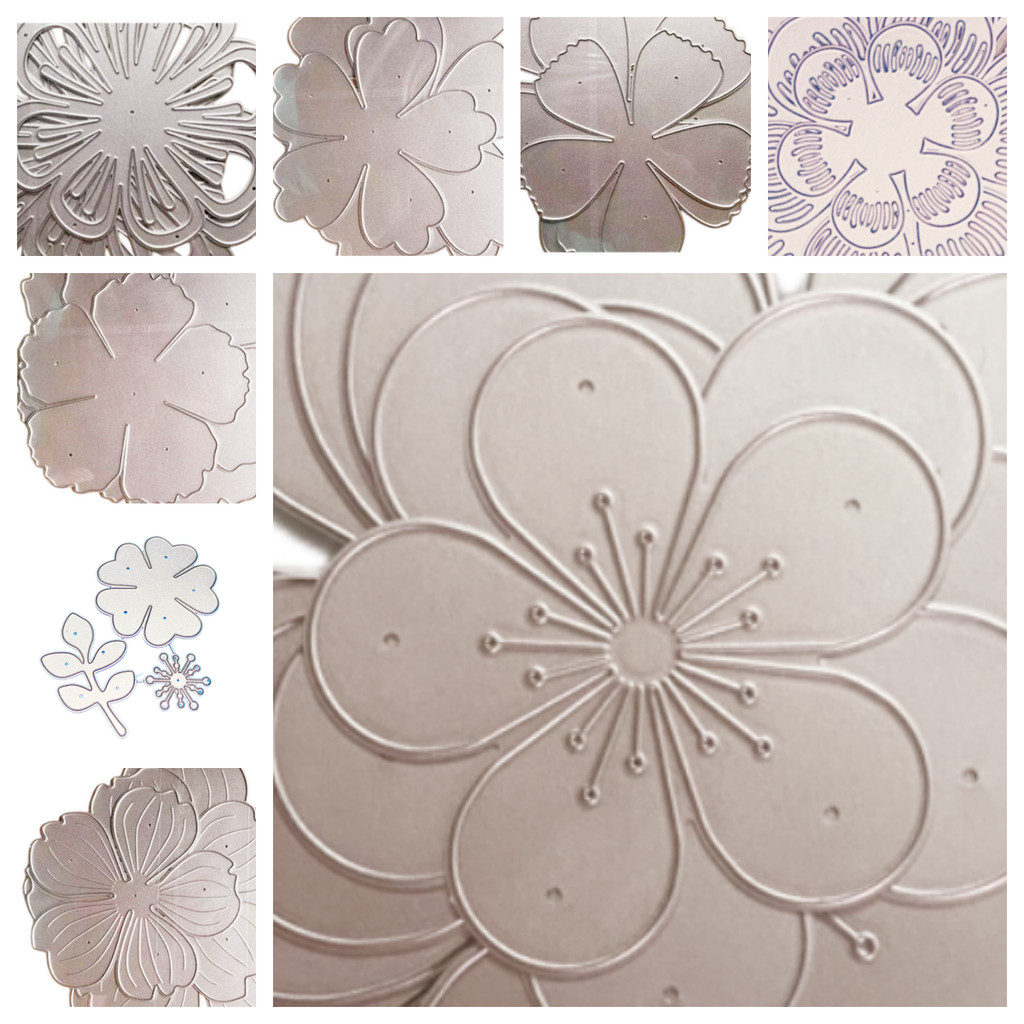 

YINISE SCRAPBOOK Metal Cutting Dies For Scrapbooking Stencils FLOWERS DIY PAPER Album Cards Making CRAFTS Embossing Die CUT
